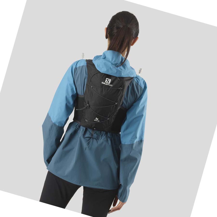 Running Packs Salomon ACTIVE SKIN 8 Mujer Negros | MX 2278MQZ